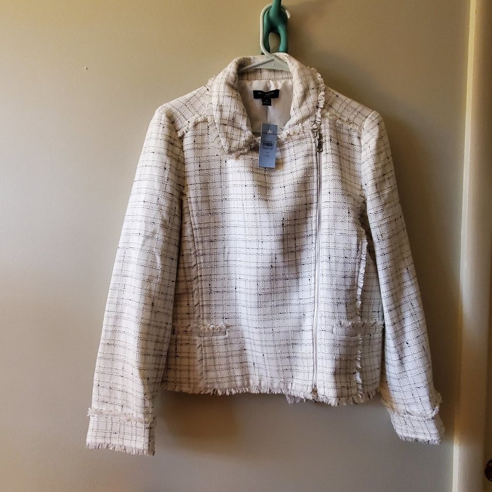 Ann Taylor 14P Plaid Jacket - New with Tags
